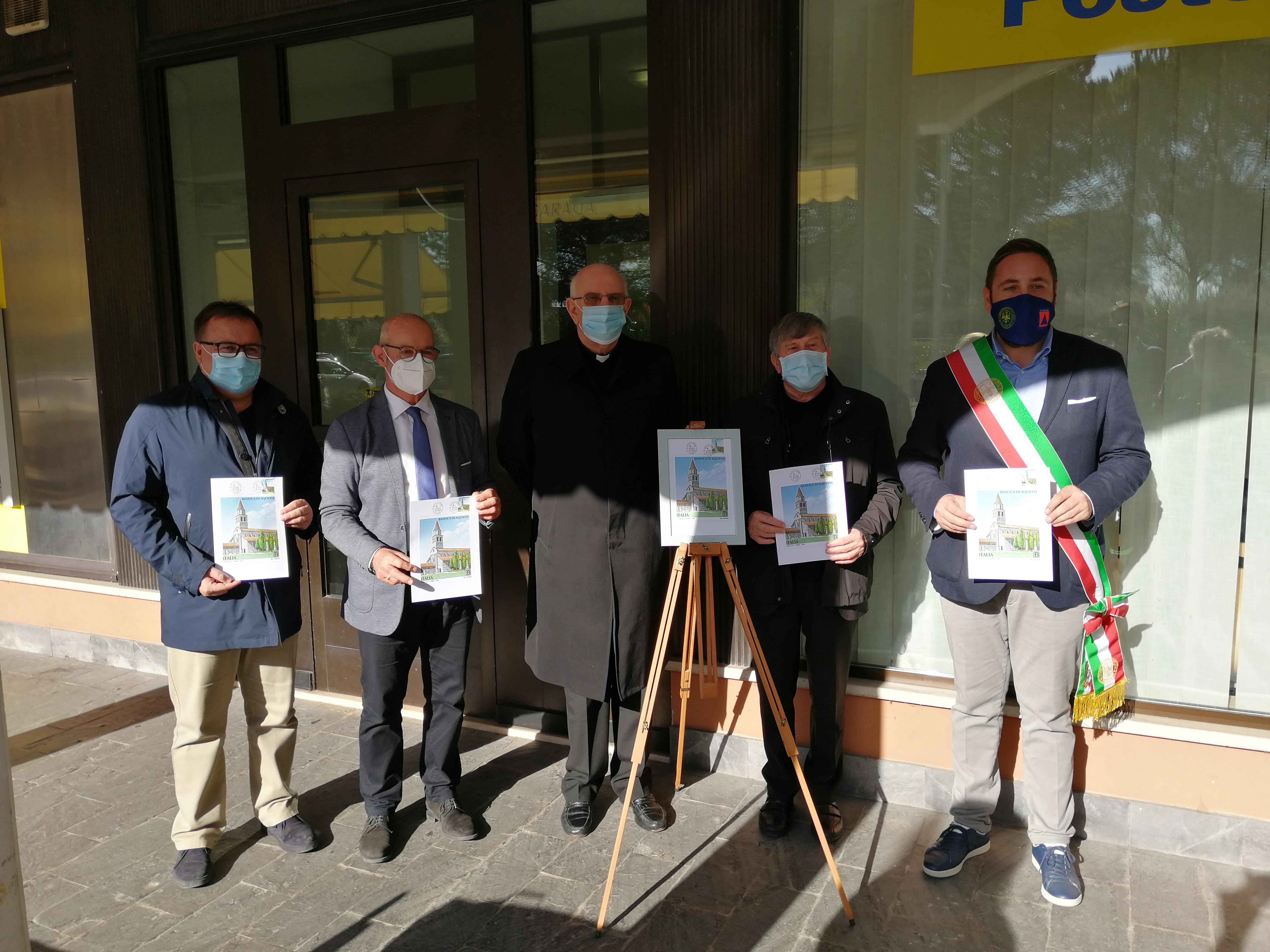 Immagine per 70mila francobolli con la Basilica di Aquileia, stamattina l'annullo